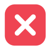 X 아이콘